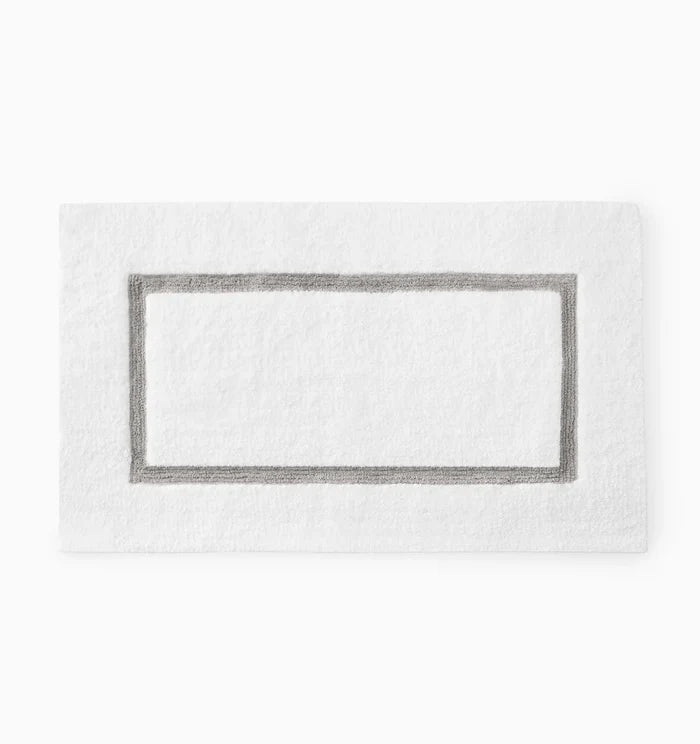 Sferra Lindo Bath Rug - Grey, La Petite Maison