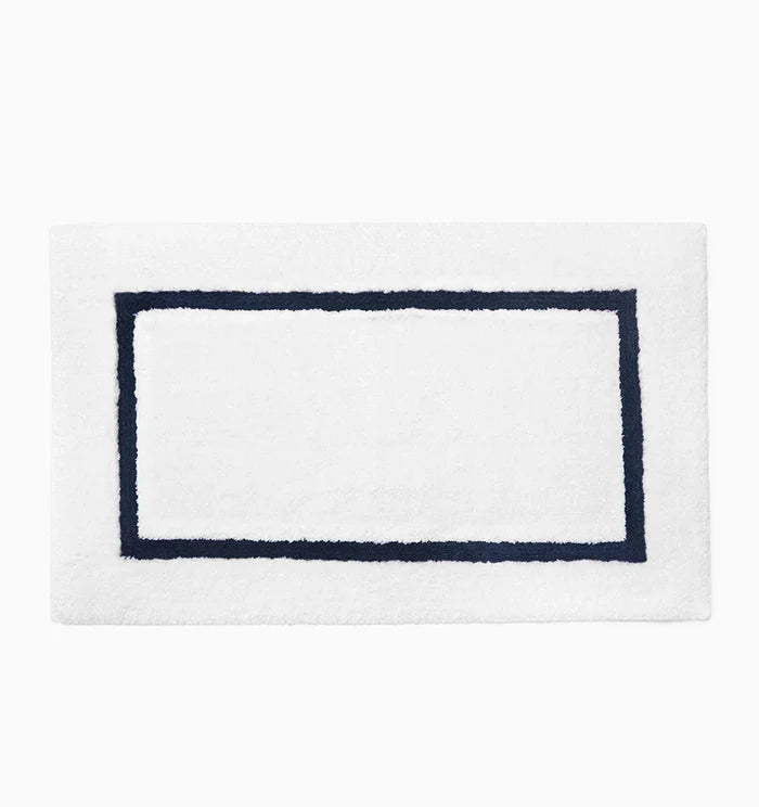Sferra Lindo Bath Rug - Navy, La Petite Maison