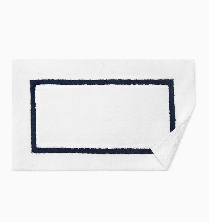 Sferra Lindo Bath Rug - Navy, La Petite Maison
