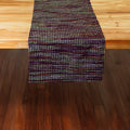 Louisa 72" Table Runners - Rectangle - Reverses to Microsuede Eggplant