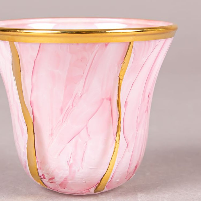 M02 COFFEE 6PCS TSCNA WHITE/PINK/GOLD (202016199)