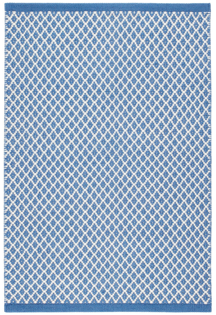 Mainsail French Blue Handwoven Indoor/Outdoor Rug Rug By Annie Selke