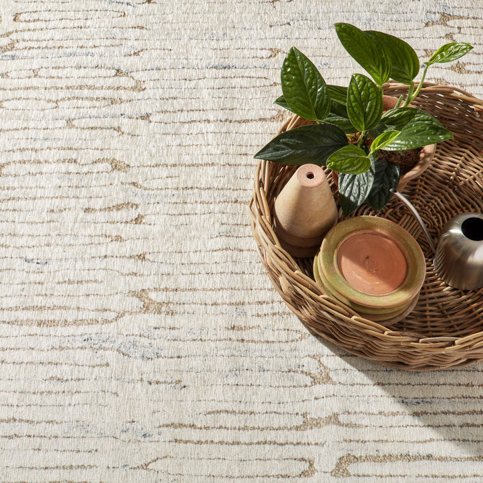 Malone Oatmeal Machine Washable Rug Rug By Annie Selke