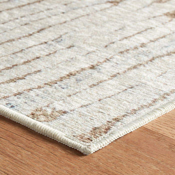 Malone Oatmeal Machine Washable Rug Rug By Annie Selke