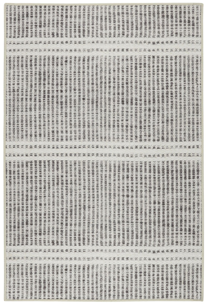 Malta Grey Machine Washable Rug Rug By Annie Selke