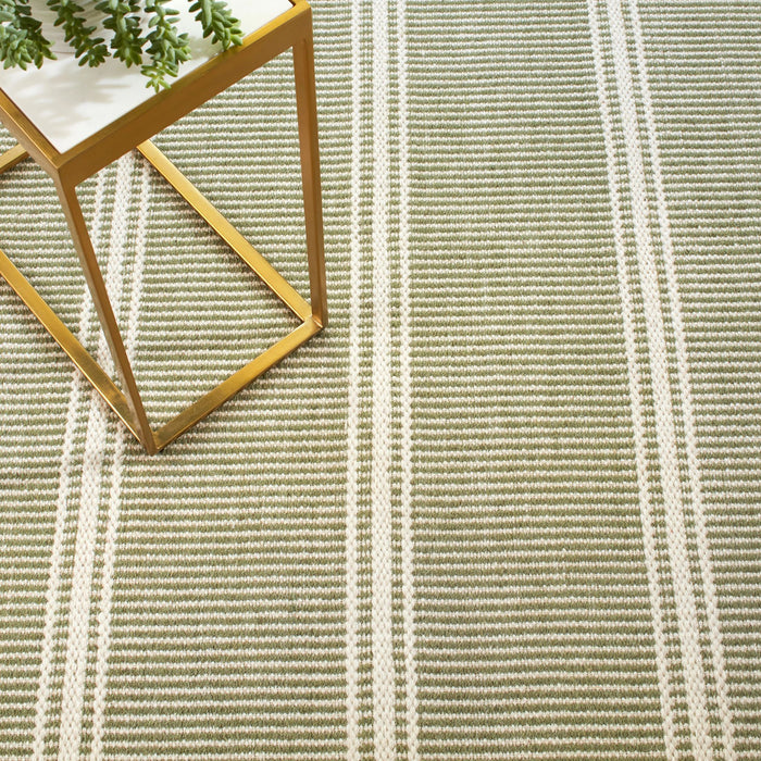 Malta Sage Handwoven Wool Rug Rug By Annie Selke
