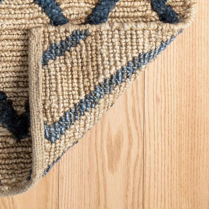 Marco Navy Jute Soumak Handwoven Rug Rug By Annie Selke