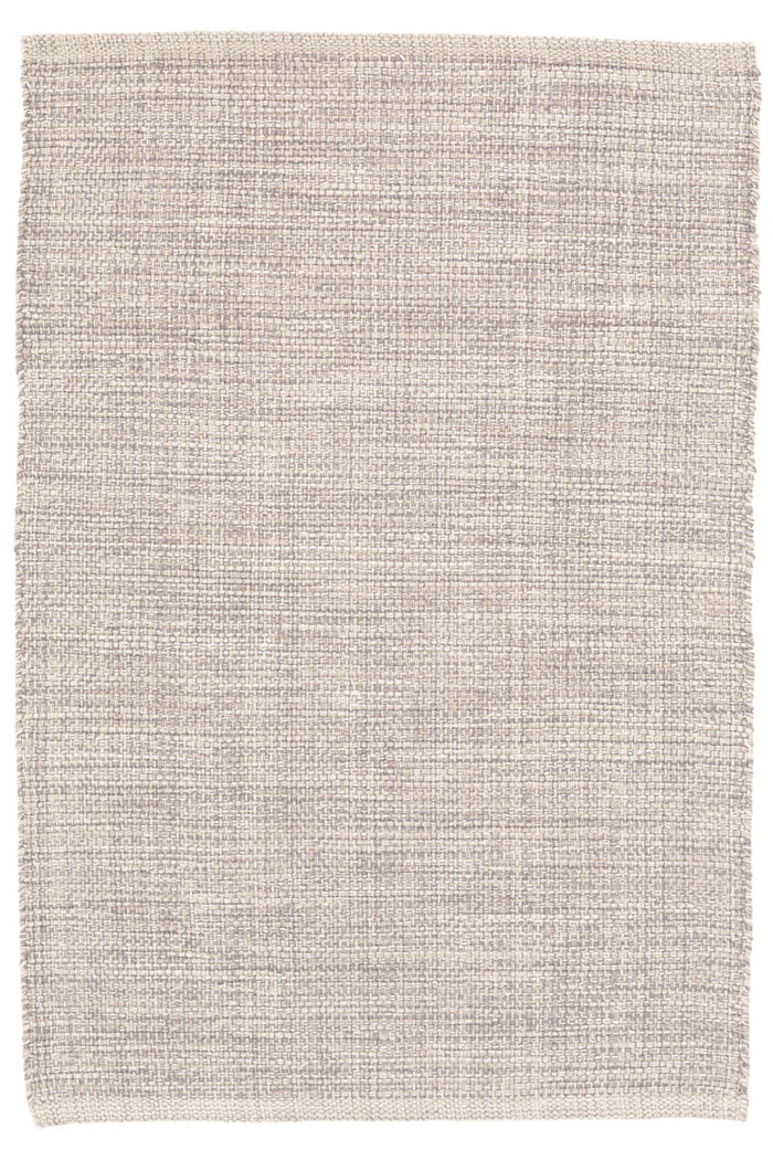 Marled Grey Handwoven Cotton Rug Rug By Annie Selke