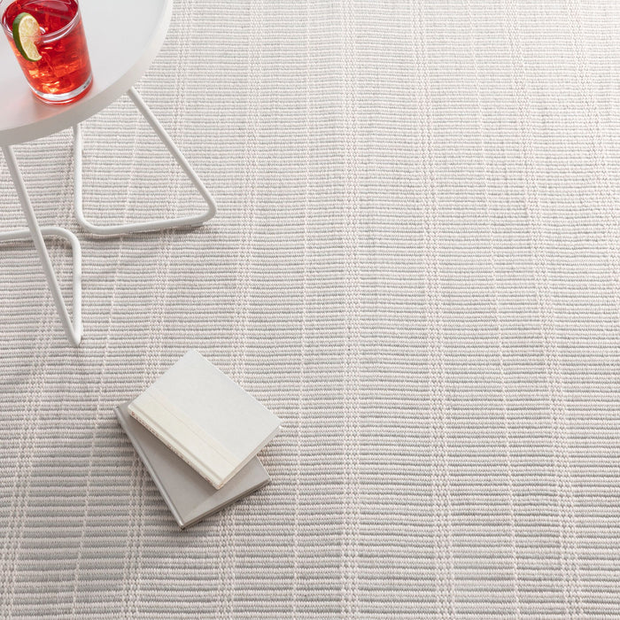 Marlo Platinum Handwoven Indoor/Outdoor Rug Rug By Annie Selke
