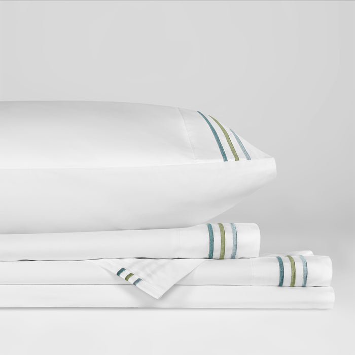 Meadow White 4 Piece Sheet Set Sheet Set By J. Queen New York
