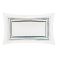 Meadow White Boudoir Decorative Throw Pillow 24" x 12" Throw Pillows By J. Queen New York