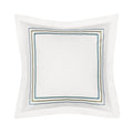 Meadow White Square Decorative Throw Pillow 18" x 18" Throw Pillows By J. Queen New York