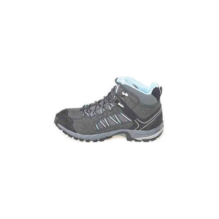 Meindl Journey Lady Mid GTX Wide Fit Walking Boots - Anthracite/Blue - Hill and Dale Outdoors