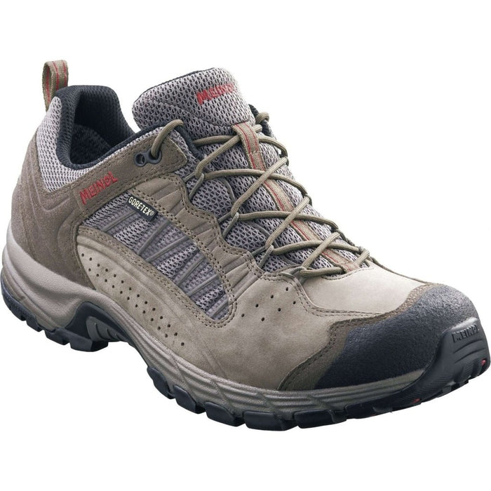 Meindl Journey Pro GTX Wide Fit Walking Shoes - Reed/Red - Hill and Dale Outdoors