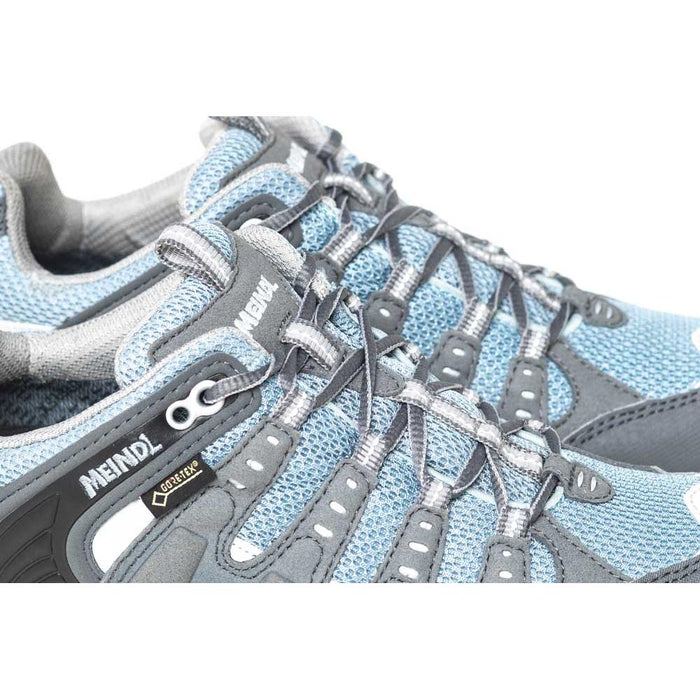 Meindl Respond Lady GTX Walking Shoes - Light Grey/Sky - Hill and Dale Outdoors
