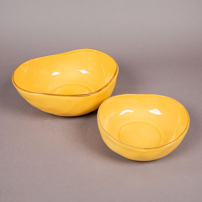 MERCURY CERAMIC SALAD BOWL 28X25XH.10 YELLOW (202028861)