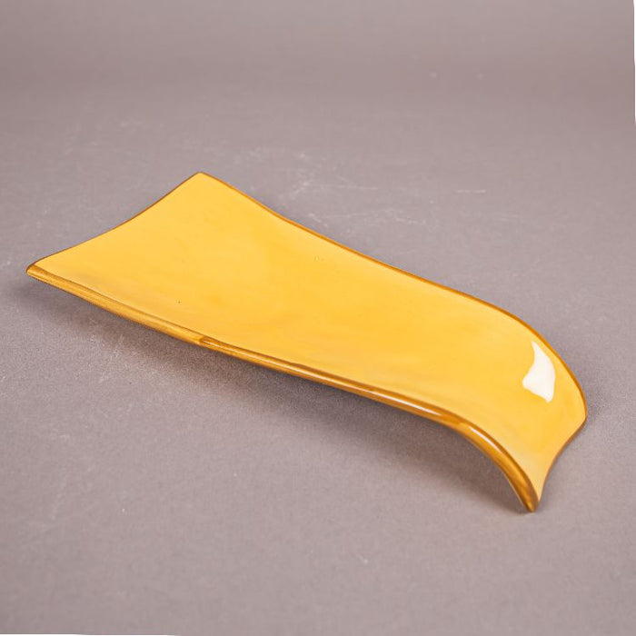 MERCURY CERAMIC SPOON REST 23.5X11X3.5 YELLOW (202028854)