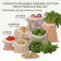 6 Bags (2L, 2M, 2S)