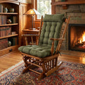 Microsuede Laurel Green Rocker Back Extender Pillow - Headrest Pillow