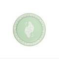 Mini Gwendolyn's G. McGee Queen of Hearts Mint Jasperware Paper Plate - 50 pack (Copy)