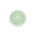 Mini Oset Babür-Winter's Curated Wines Mini Bread & Butter Mint Jasperware Paper Plate  - 50 pack
