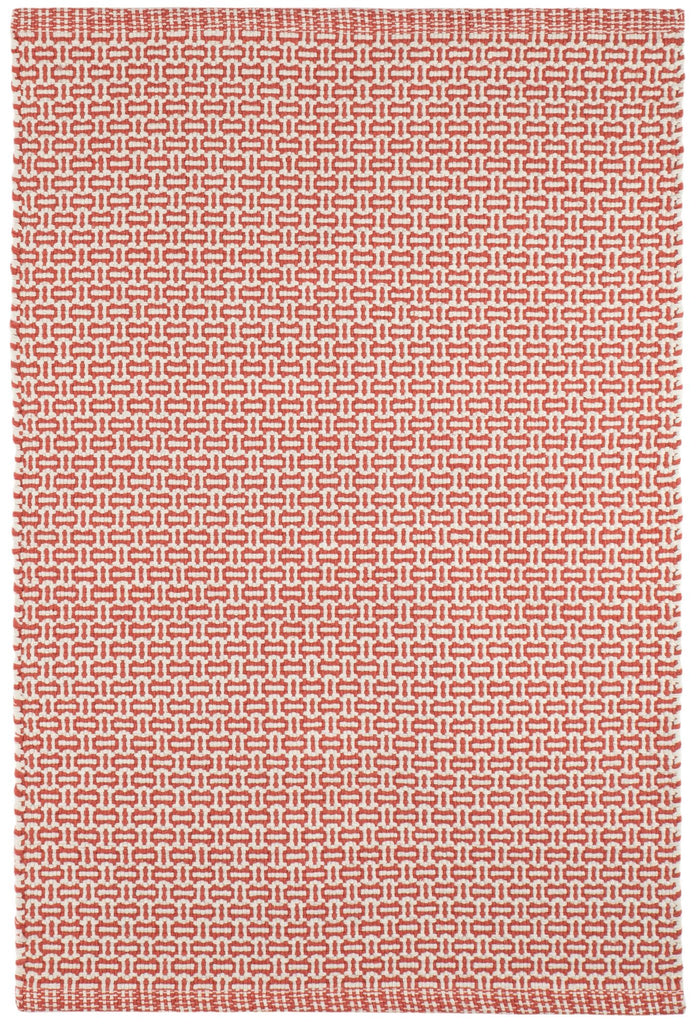 Miss Muffet Paprika Handwoven Cotton Rug Rug By Annie Selke