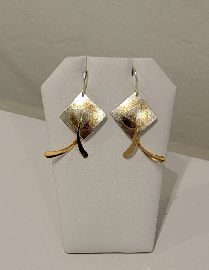 Mixed Metal Earrings