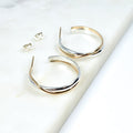 Mixed Metal Post Earrings