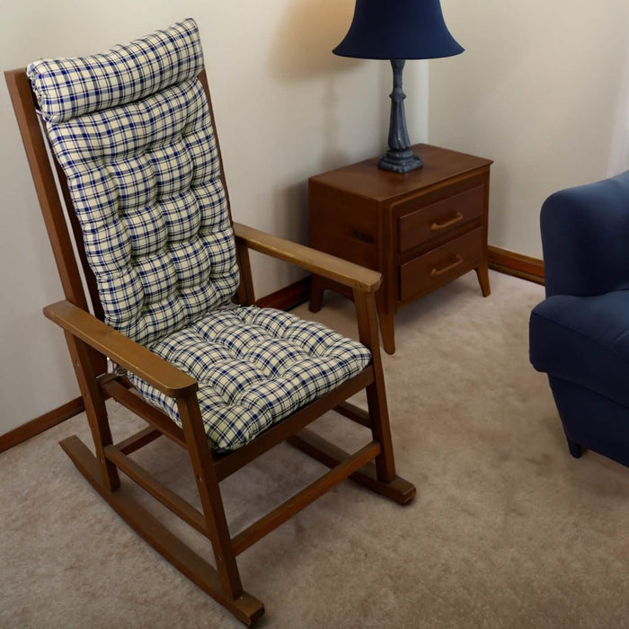 Montgomery Blue Rocker Back Extender Pillow - Headrest Pillow