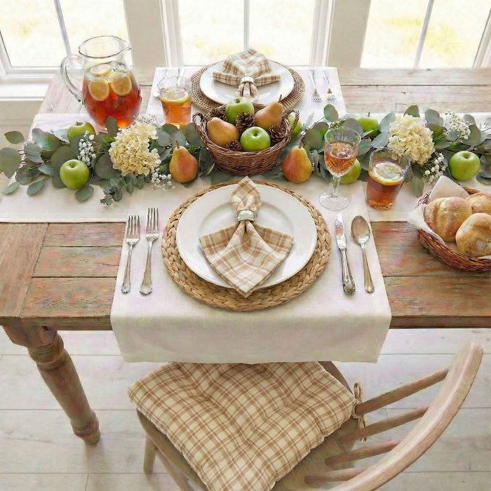 Montgomery Natural Cloth Napkins - Set of 8