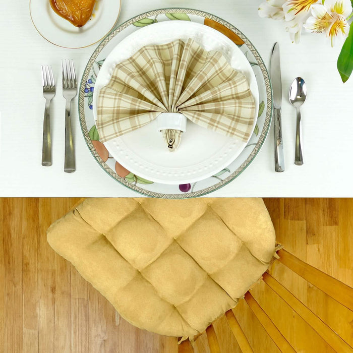 Montgomery Natural Cloth Napkins - Set of 8