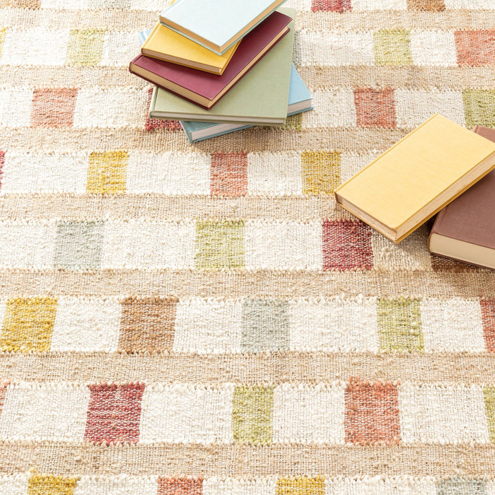 Mosaic Multi Handwoven Jute Rug Rug By Annie Selke