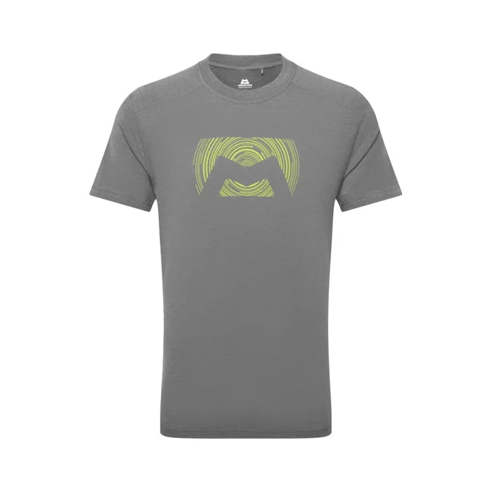Mountain Equipment Headpoint Graphic Men's Tee - Flint Grey - Hill and Dale Outdoors