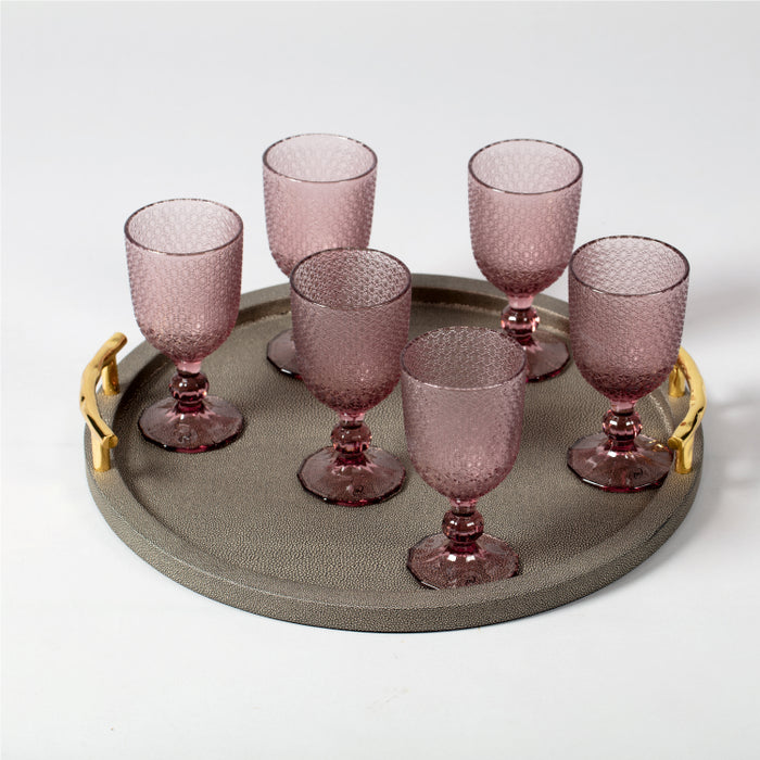 MOZART SET OF 6 GOBLET PINK (202015688)