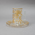 NABEISI-SET/6PCS TEACUP&SAUCER GOLD (202016524)