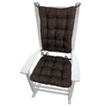 Nala Black Rocking Chair Cushions - Latex Foam Fill