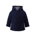 Rachel Riley Navy Quilted Hooded Jacket