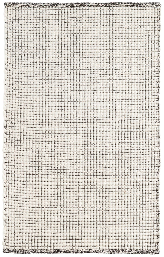 Network Black Handwoven Wool Rug Rug By Annie Selke