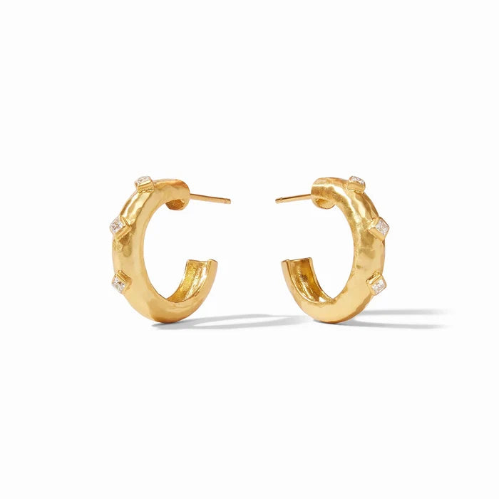 Julie Vos Noel Stone Hoop Small