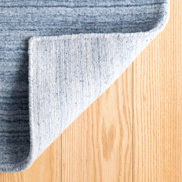 Nordic Blue Hand Loom Knotted Performance Rug Rug By Annie Selke