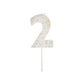 Number Candle 2 (White)