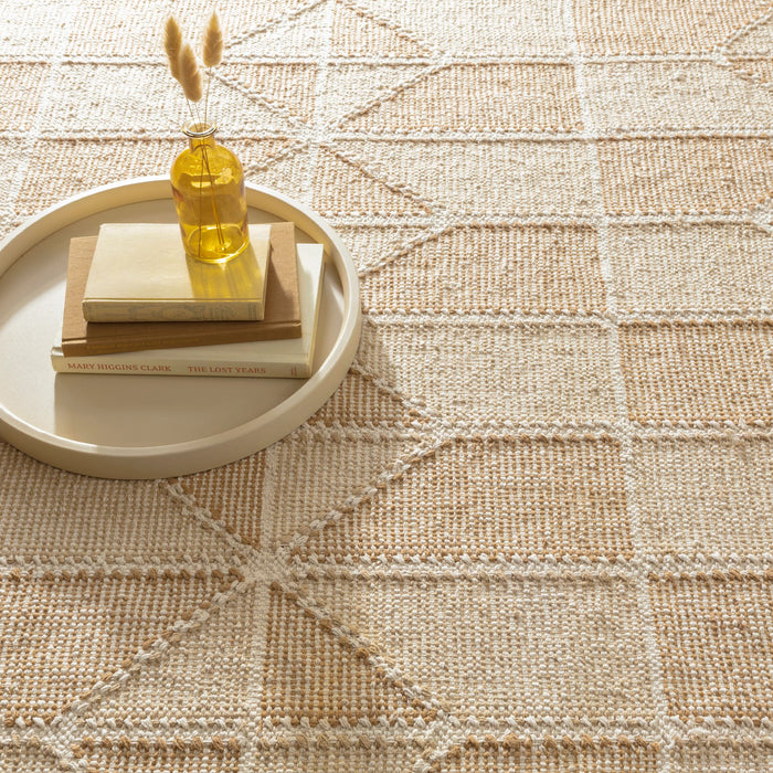 Ojai Wheat Hand Loom Knotted Cotton Rug Rug By Annie Selke