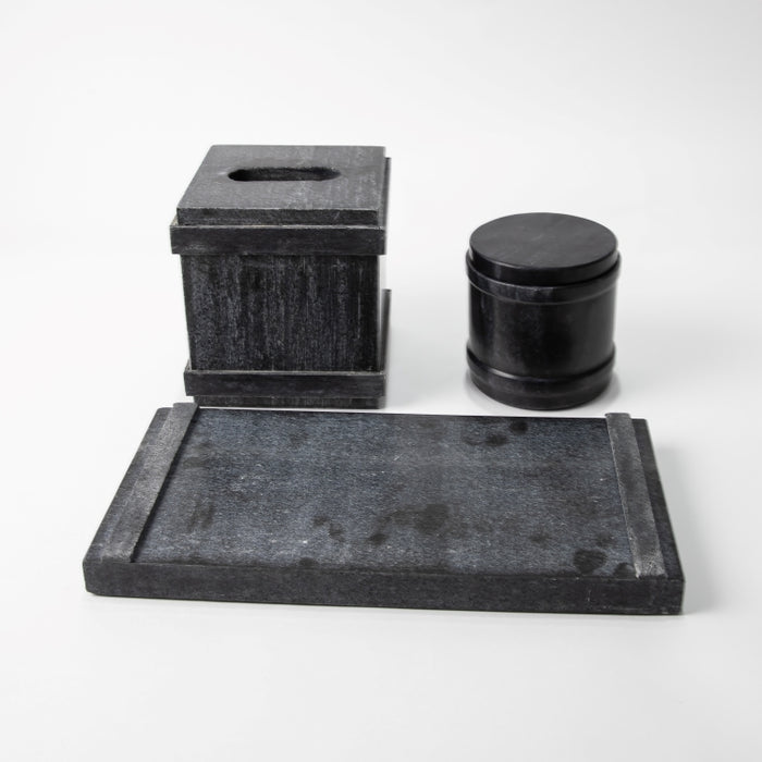 OTL-8PCS BATHROOM SET BLACK (264846574)