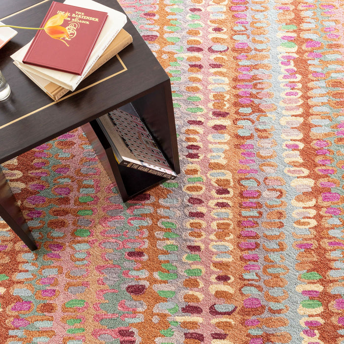 Paint Chip Clay Hand Micro Hooked Wool Rug Rug By Annie Selke
