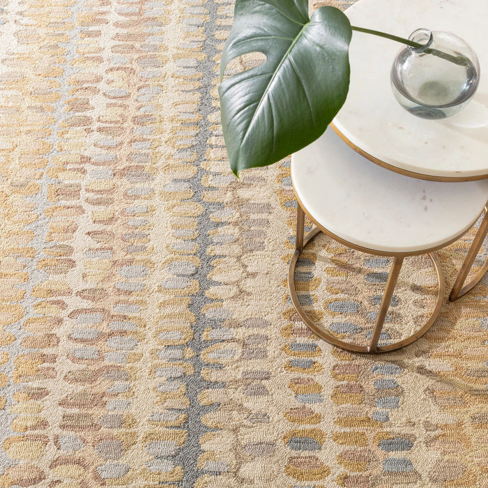 Paint Chip Natural Hand Micro Hooked Wool Rug Rug By Annie Selke