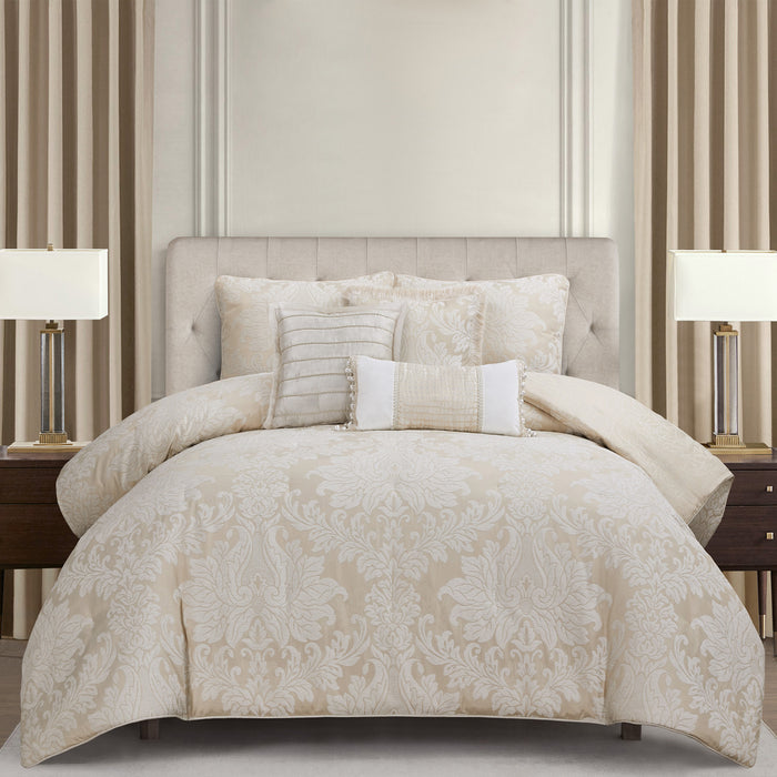 Paloma Ivory 3 Piece Comforter Set Comforter Sets By Waterford
