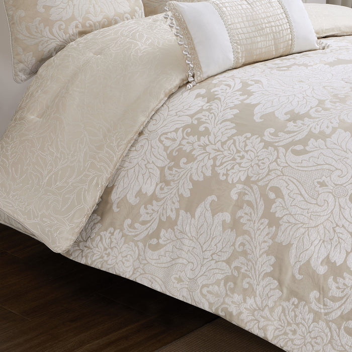 Paloma Ivory 3 Piece Comforter Set Comforter Sets By Waterford