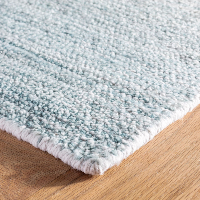 Pandora Sky Hand Loom Knotted Rug Rug By Annie Selke