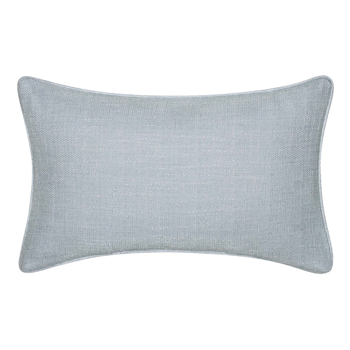 Pasadena Chambray Boudoir Decorative Throw Pillow 21" x 14" Throw Pillows By J. Queen New York