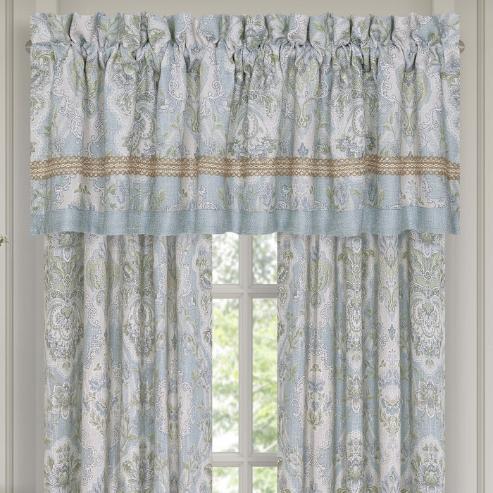 Pasadena Chambray Straight Window Valance Window Valances By J. Queen New York